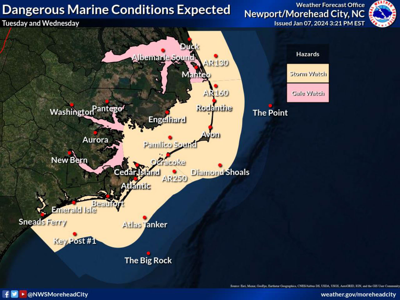 NWS Morehead City Briefing #3 - Strong cold front Jan 9-10th, 2024_Page ...