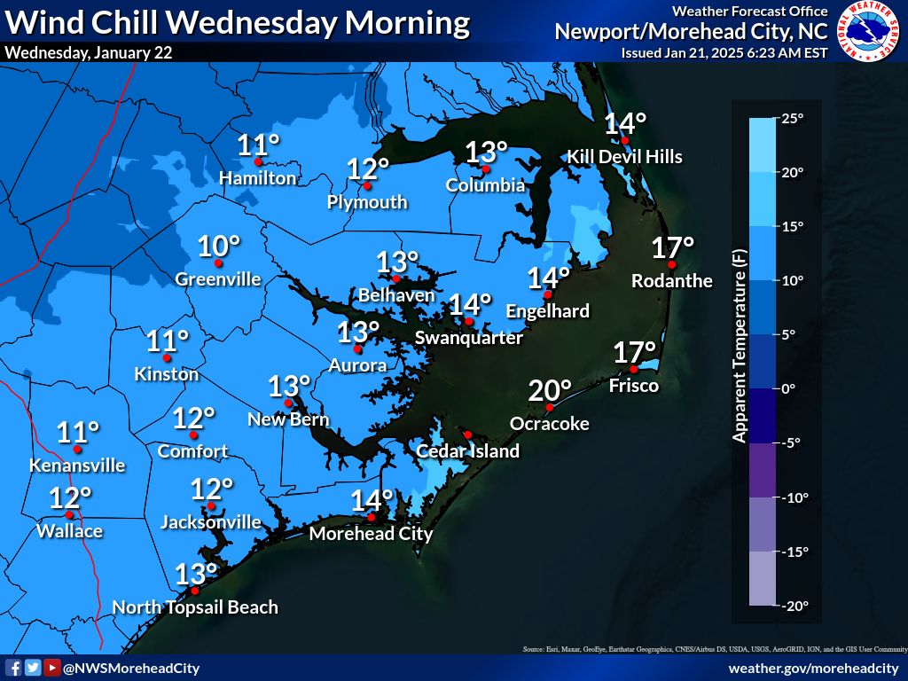 NWS Morehead City Briefing #7 Winter Weather Tue Jan 21st- Wed Jan 22nd ...